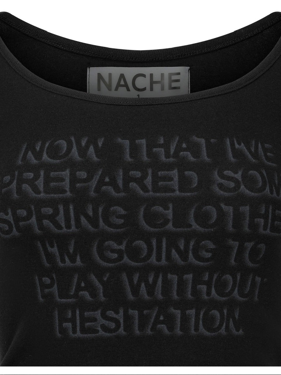 【NACHE】CONVEX PRINTED T-SHIRT