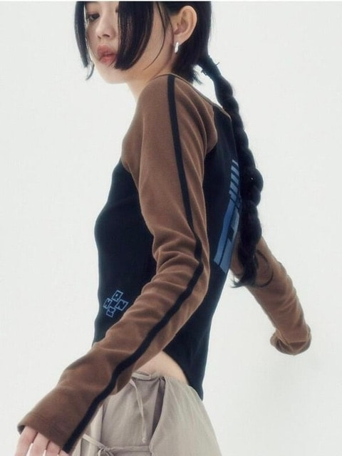 【runningHIGH】SPORTS SLIM RAGLAN TEE