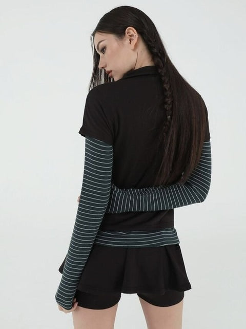 【Uglyshadow】US FLARE SKIRT PANTS