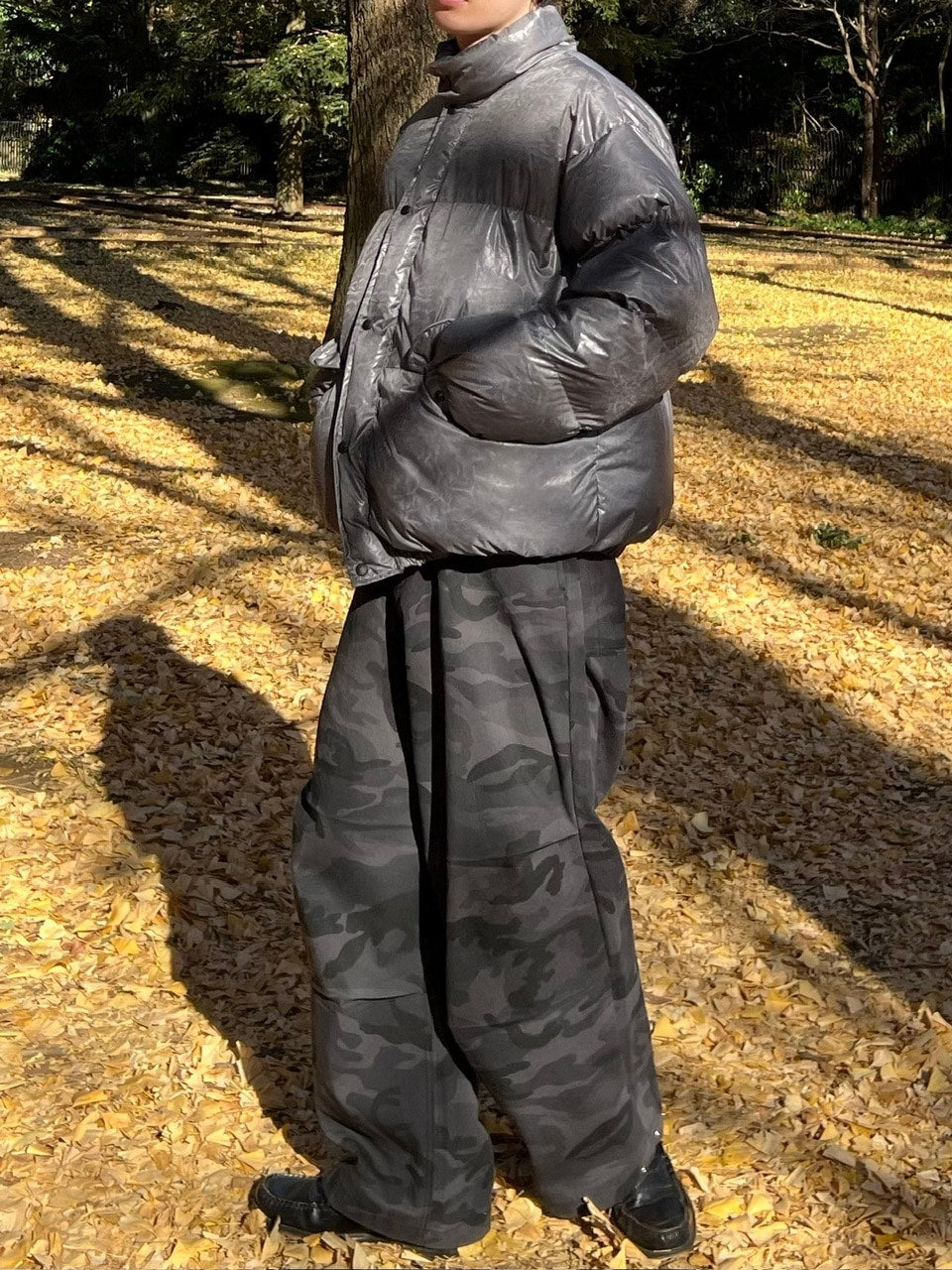 受注制【Chikashitsu +】unisex padding heat jacket (3color)