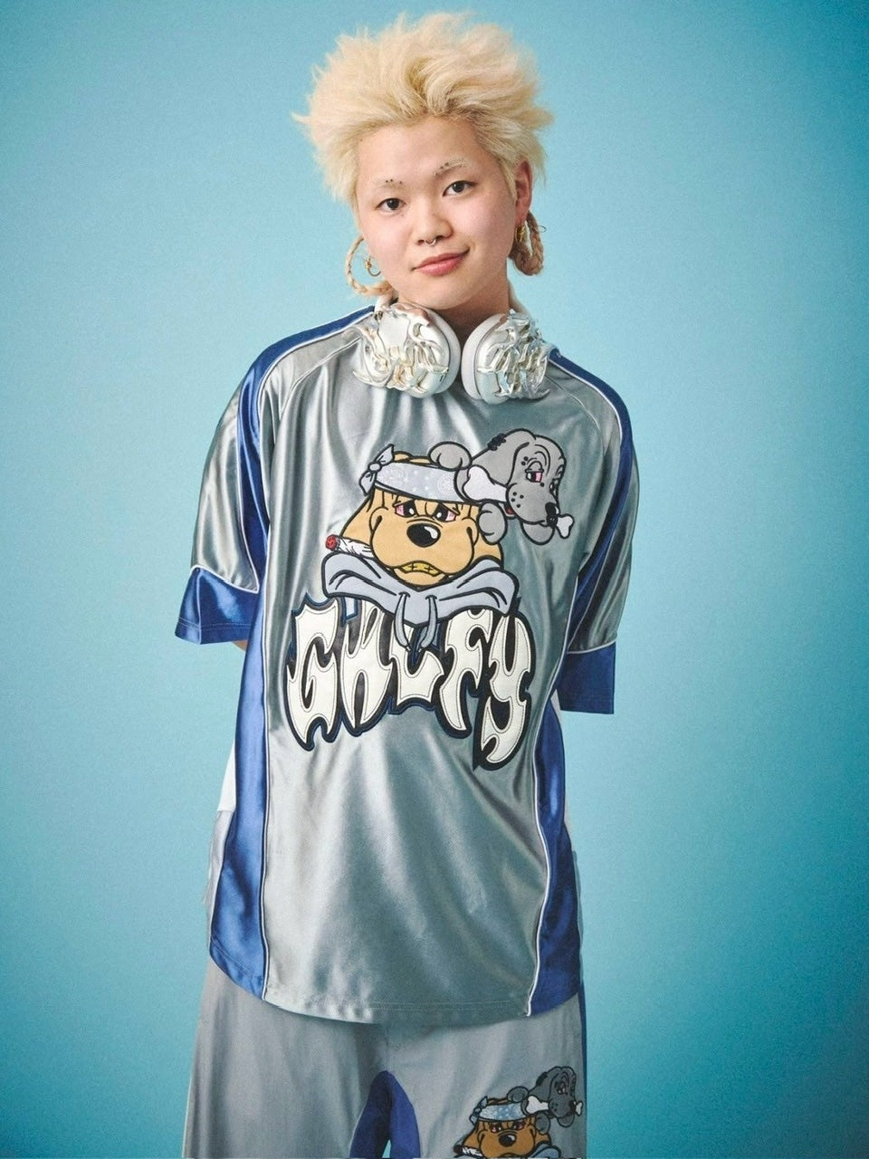 【GALFY】病みに争いしサイバーTシャツ