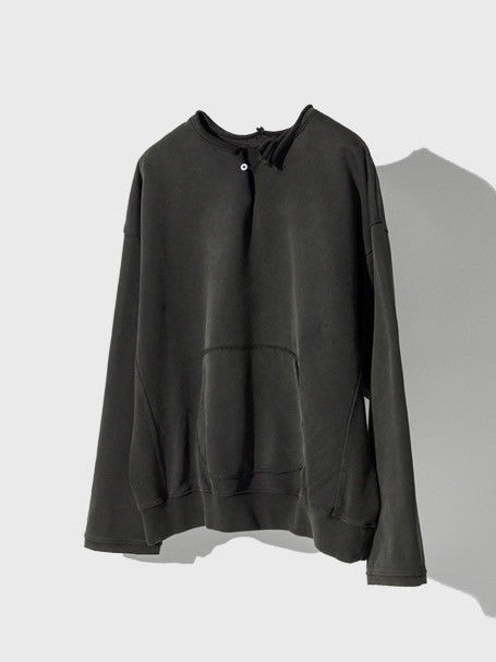 【Cord】Round Cut Vent Crew-neck