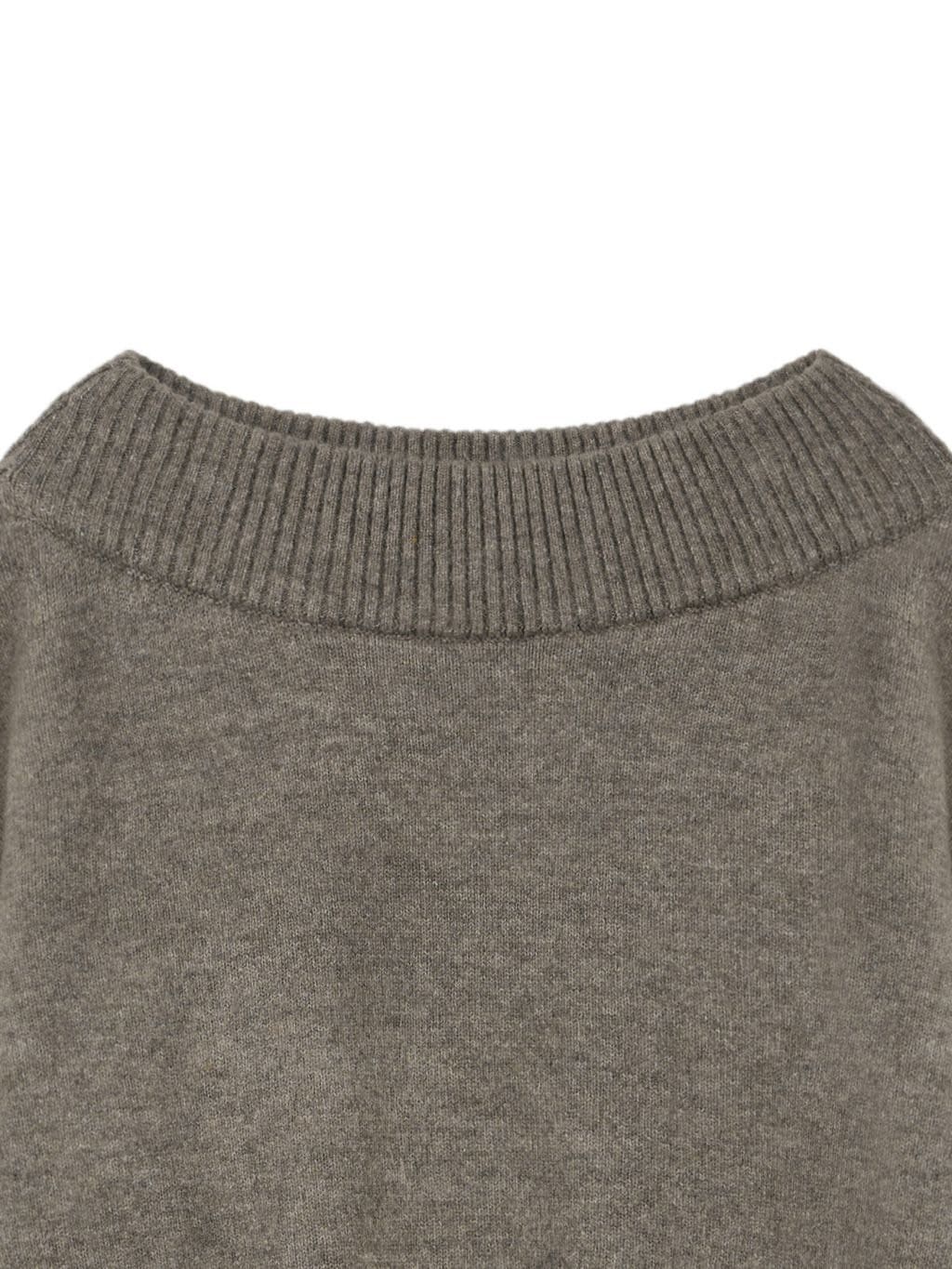 【ROCK CAKE】Off Shoulder Damaged Knit