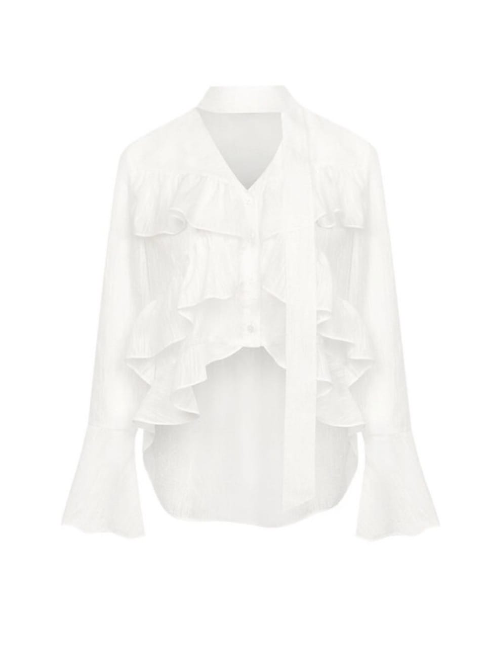 【NOT KNOWING】Bohem Chiffon Blouse