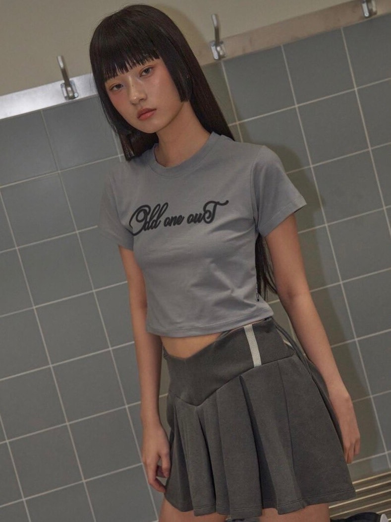 【ODDONEOUT】TWO TONE LOGO T-SHIRTS