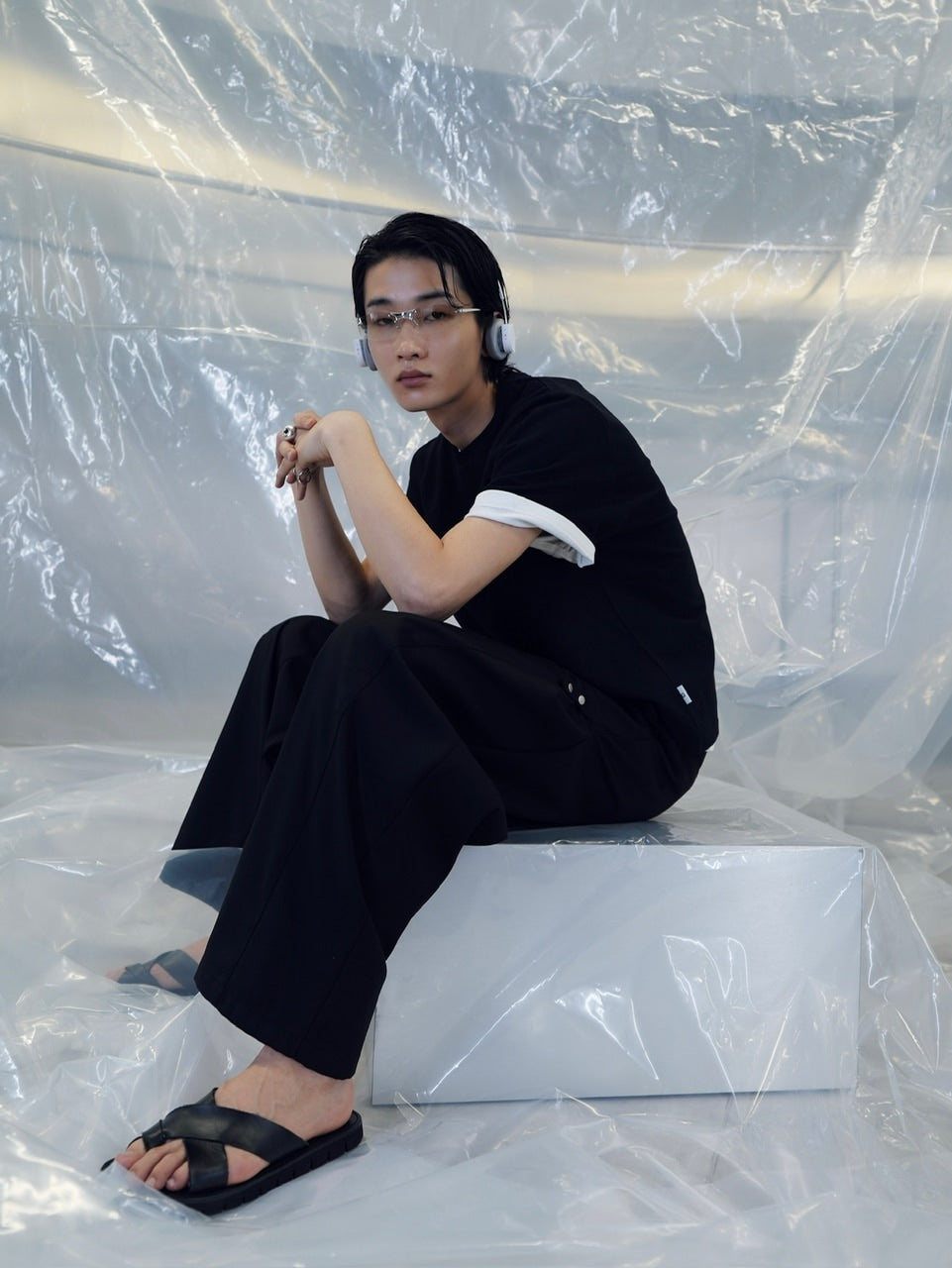 【CS】2-PIECE CROPPED PACK TEE