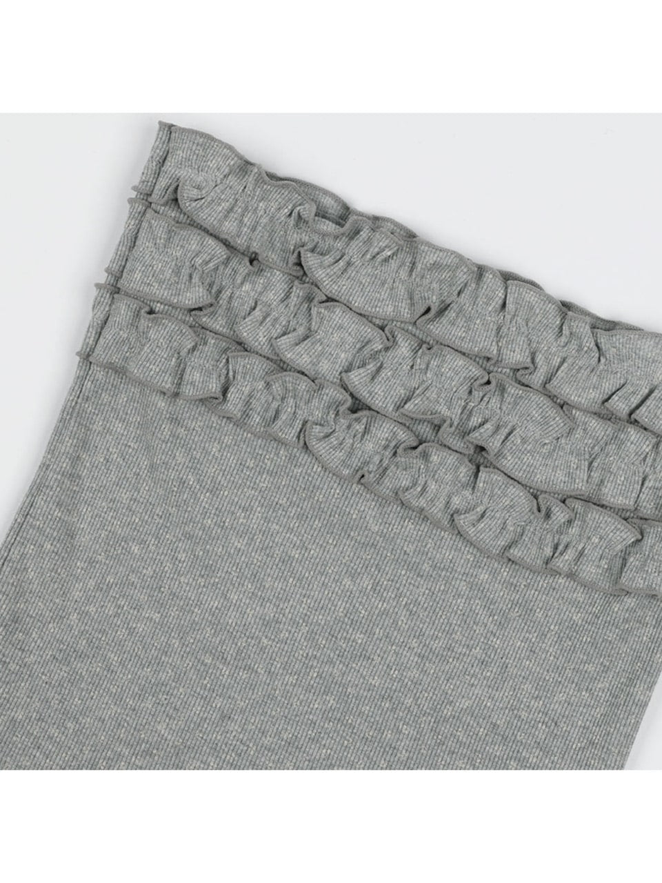 【FANCY CLUB】FLOWER FRILL TUBE TOP / 【ファンシークラブ】フラワーフリルチューブトップ