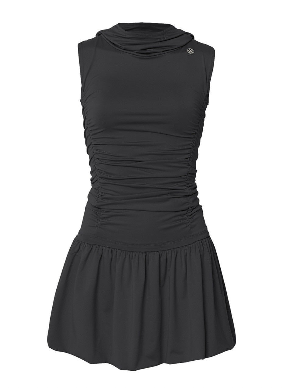 【FLAREUP】Hooded High Neck Dress