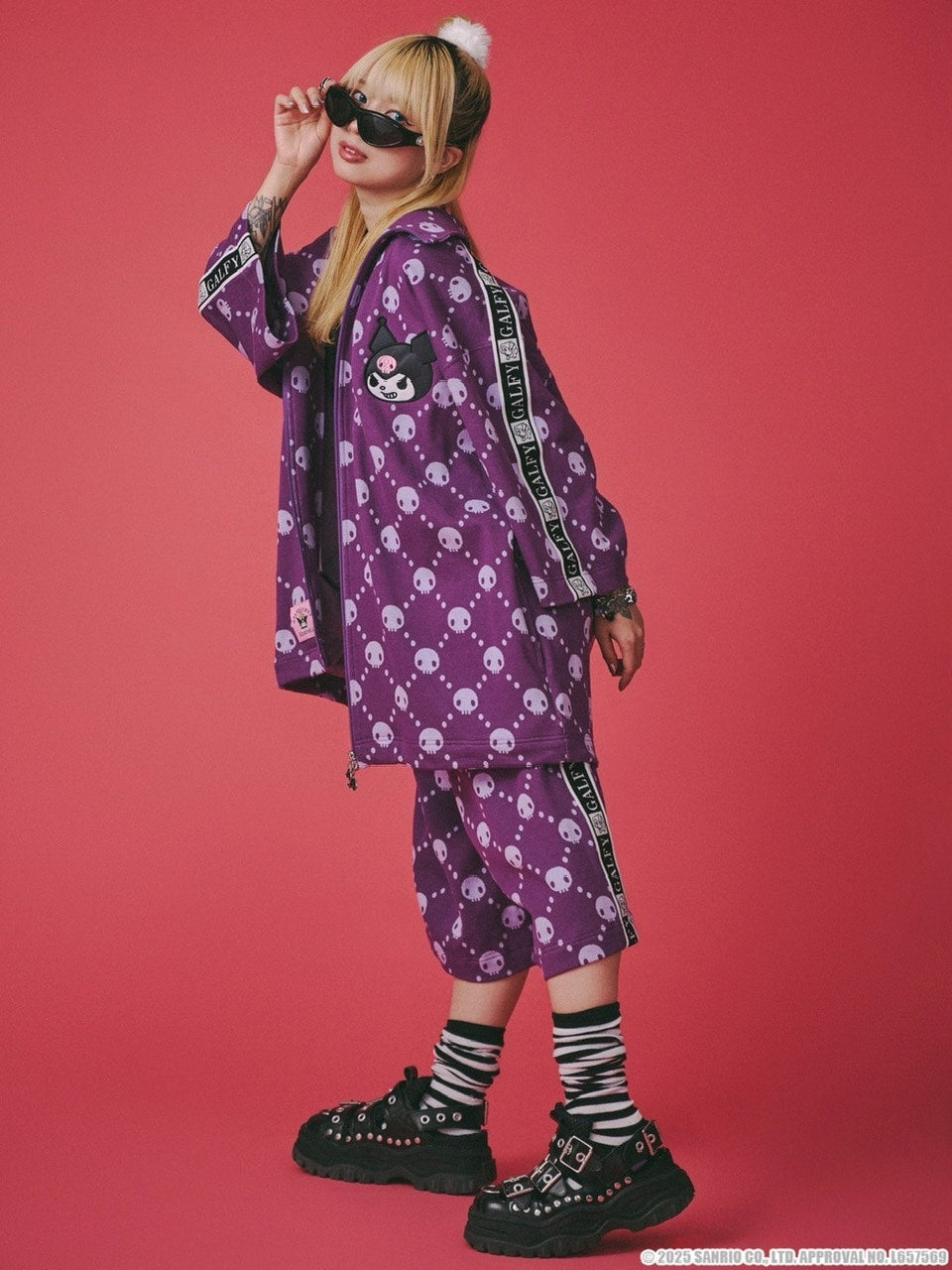 【GALFY×KUROMI】ドクロだらけ夏セットアップ