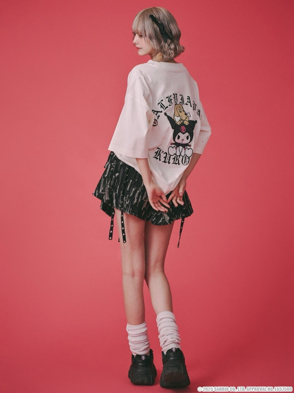 【GALFY×KUROMI】クロミちゃんとGALFYの半袖TEE