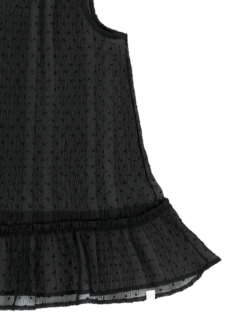 【TUOMIO】FRILL LAYERED DOT DRESS / 【トゥオミオ】フリルレイヤードドットワンピース