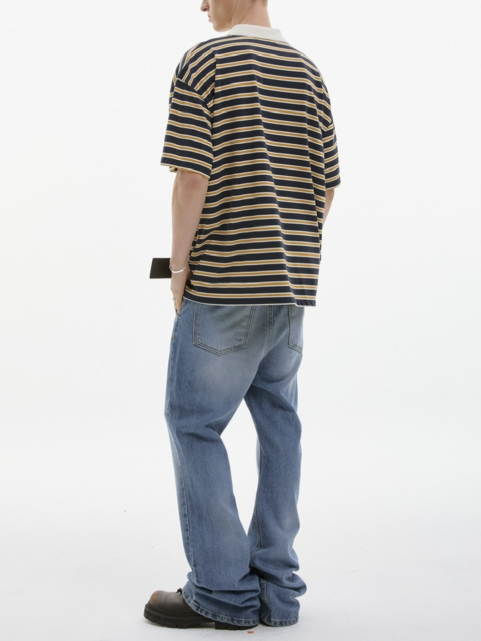 【ESC STUDIO】attractive bootcut jeans/ 【イーエスシーステュディオ】アトラクティブブーツカットデニムパンツ