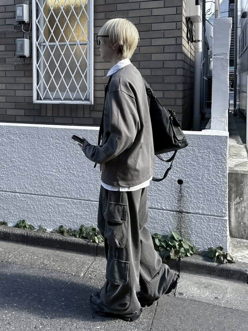 受注制【nmtc +】logo long sleeve / 【エヌエムティーシープラス】ロゴー長袖Ｔシャツ (4color)