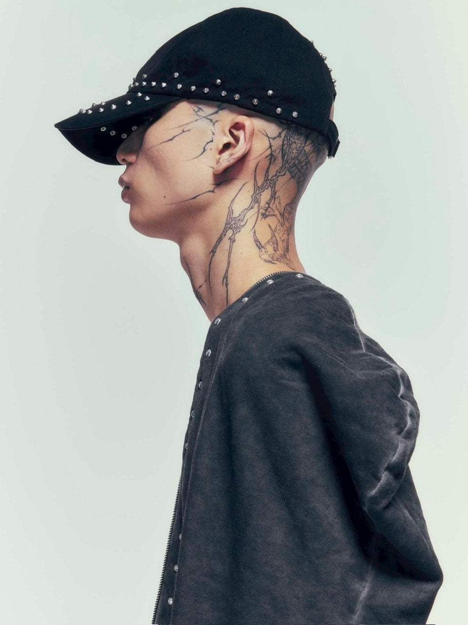 【DIG YOUR OWN GRAVE】SILENT CROSS CAP /【ディグユアオウングレイブ】スタッズキャップ