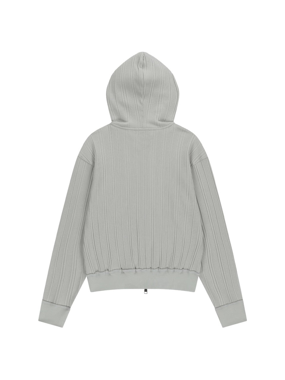 【AAKAM】Knitted Zip-Up Hoodie