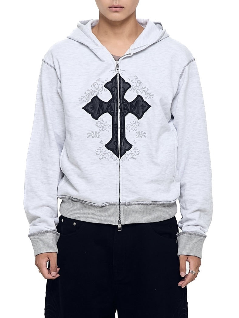 12/21再入荷【AAKAM】AKM CROS2 Zip-Up Hoodie