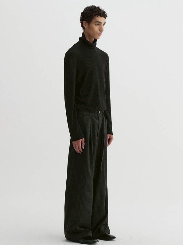 【DNSR】Cinched Stripe Slacks