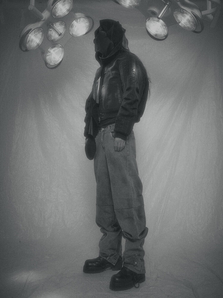 【SURGERY】surgery Scarline varsity jacket