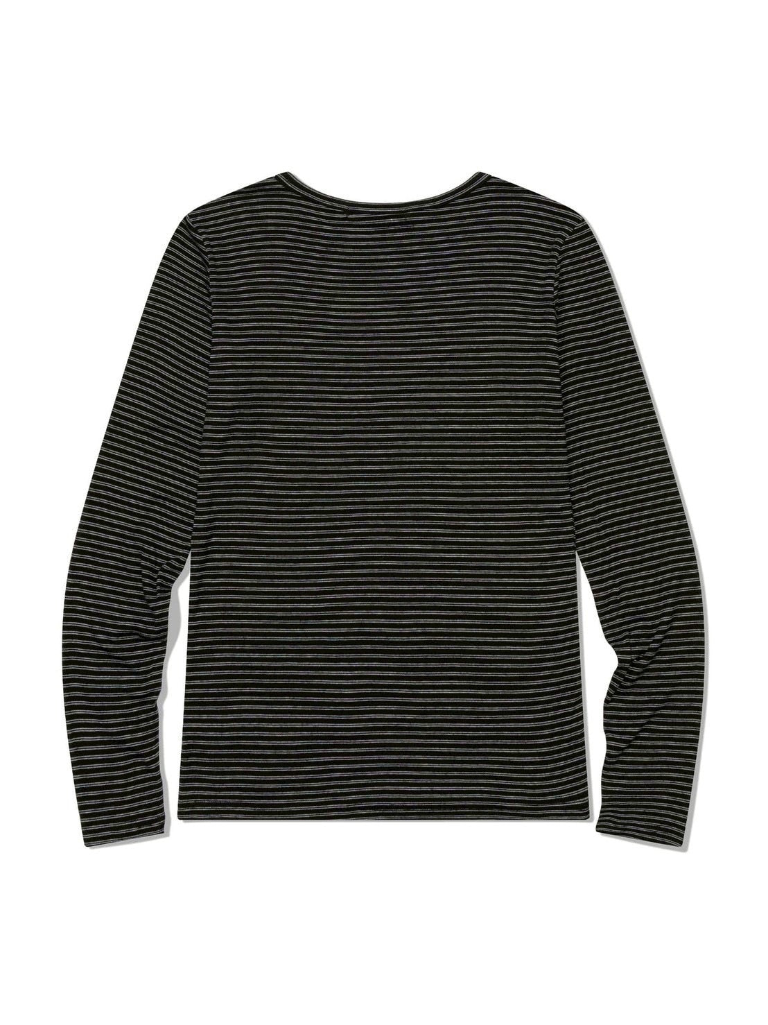 12/21 20:00 発売【Uglyshadow】THIN STRIPED T-SHIRT