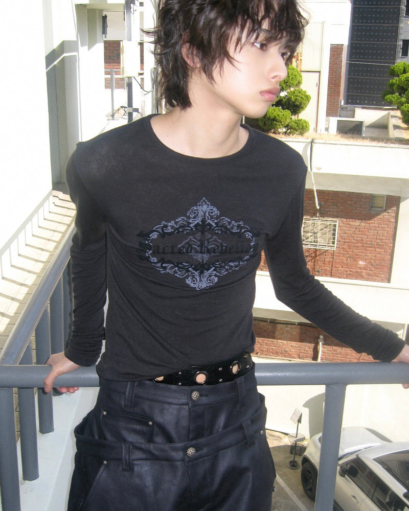 【LECYTO】Ornament Long Sleeve