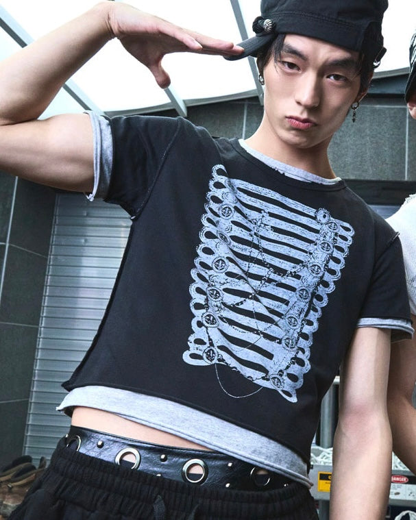 【LECYTO】Monarque Layered T-Shirt