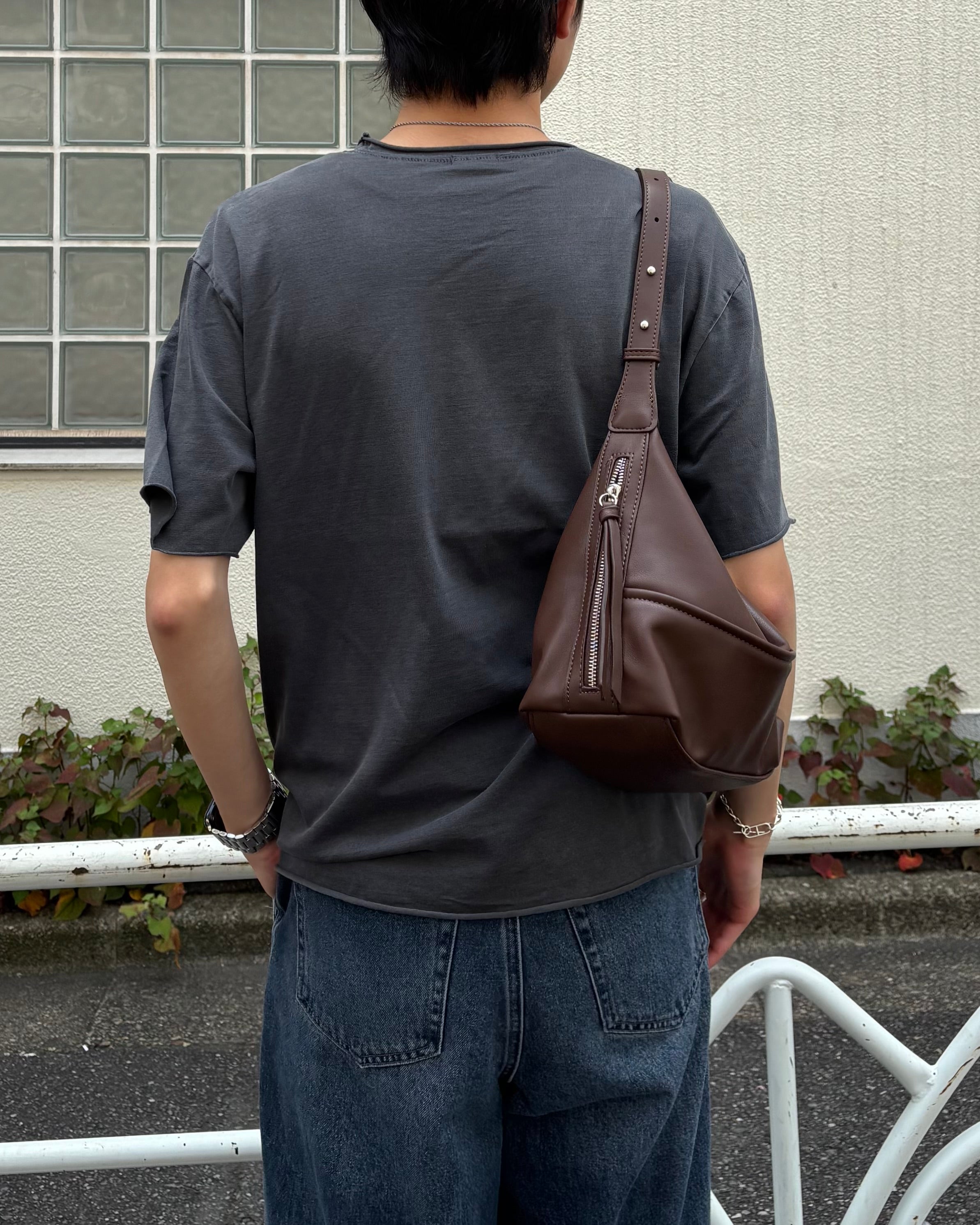 東京店WEB限定受注制【Chikashitsu +】cutting pigment tee (3color)