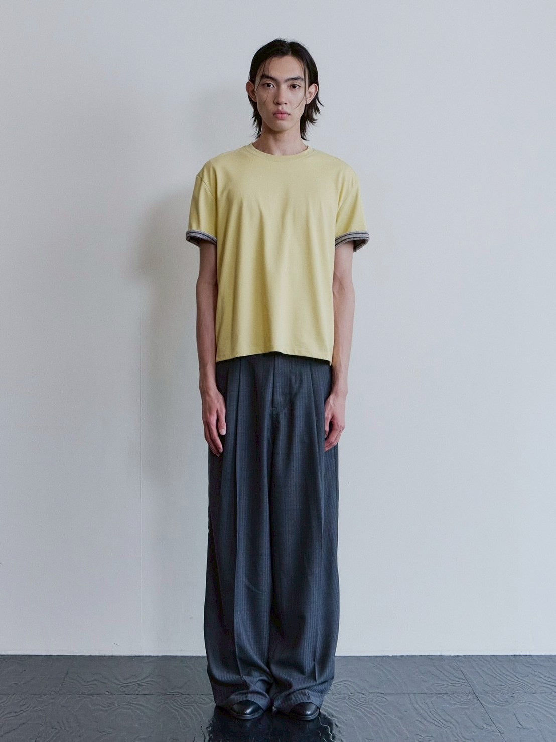 【Waviness】Stripe Layered T-shirts