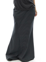 【OJOS】Side Panel Mermaid Maxi Skirt