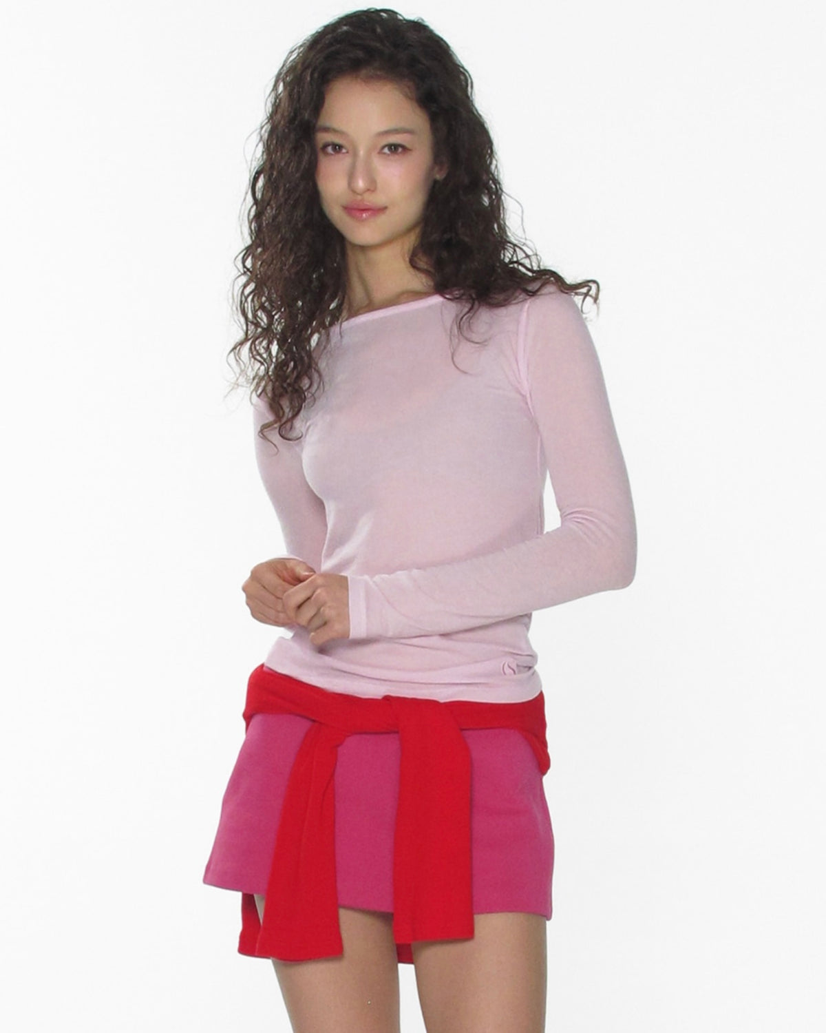 【CRANK】SHEER BASIC TOP