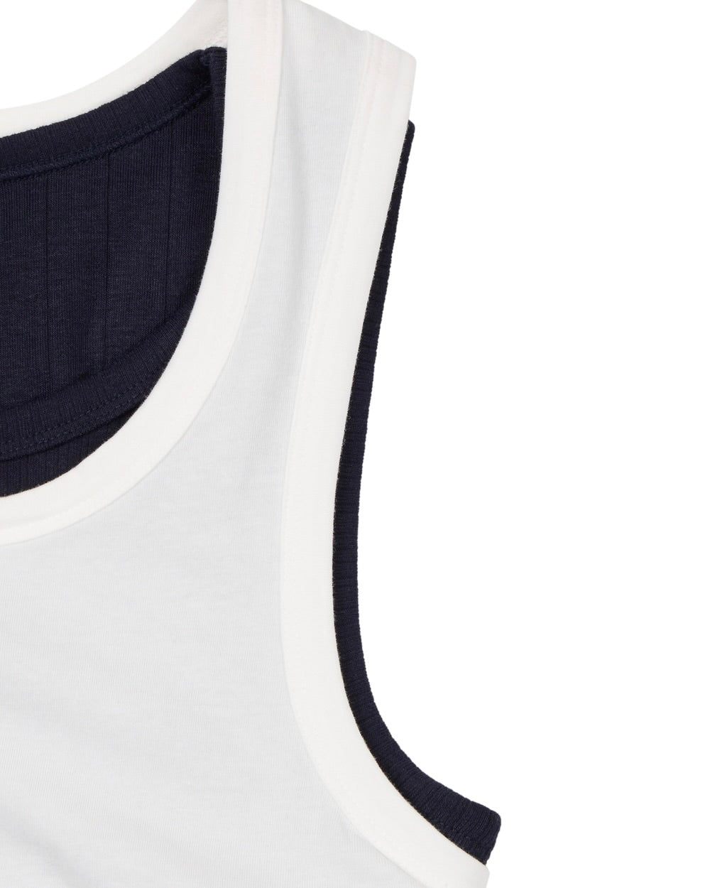 【AAKAM】2-Piece Layered Sleeveless