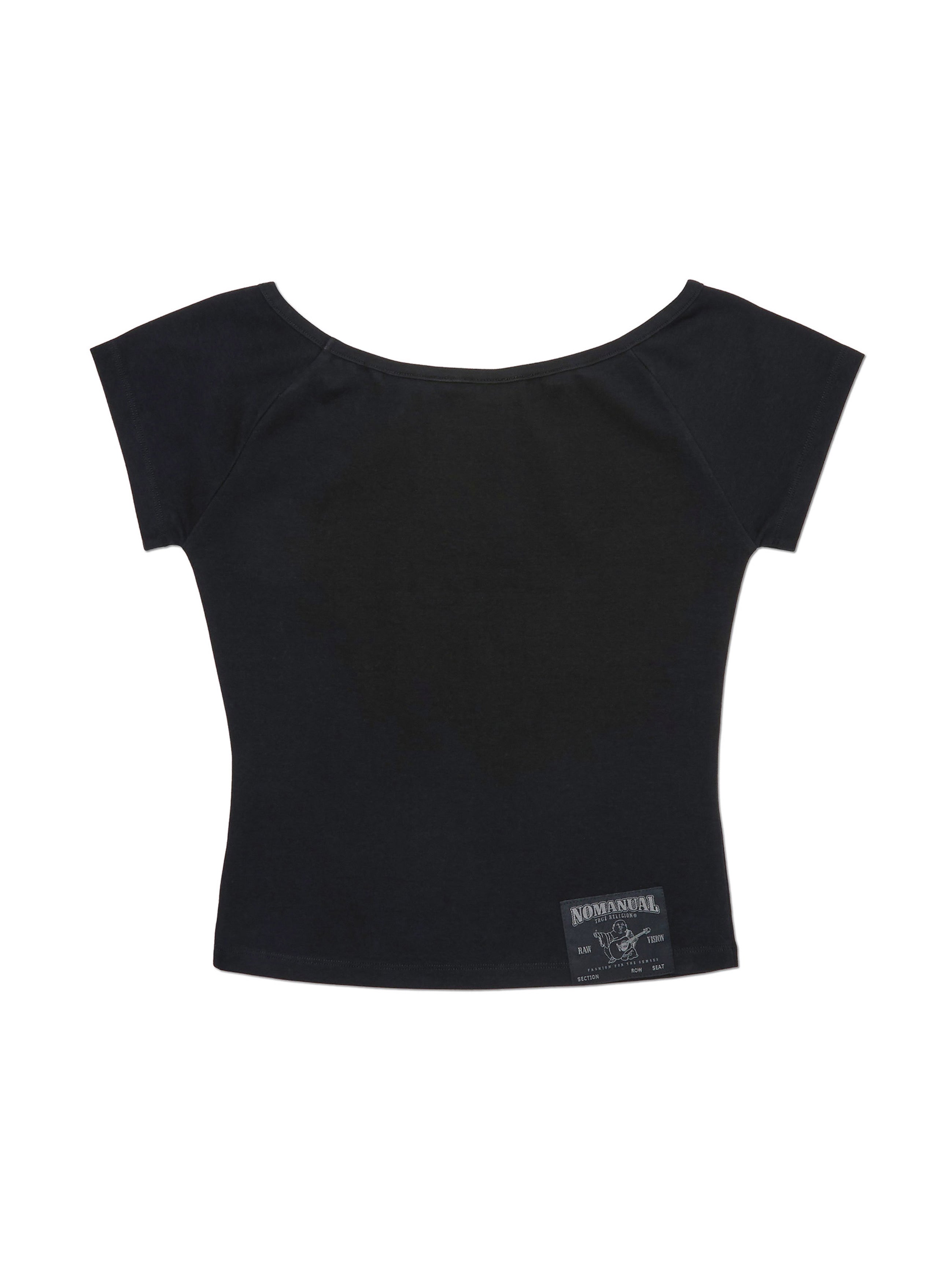【NOMANUAL×TRUE RELIGION】NO RELIGION ONE SHOULDER TOP
