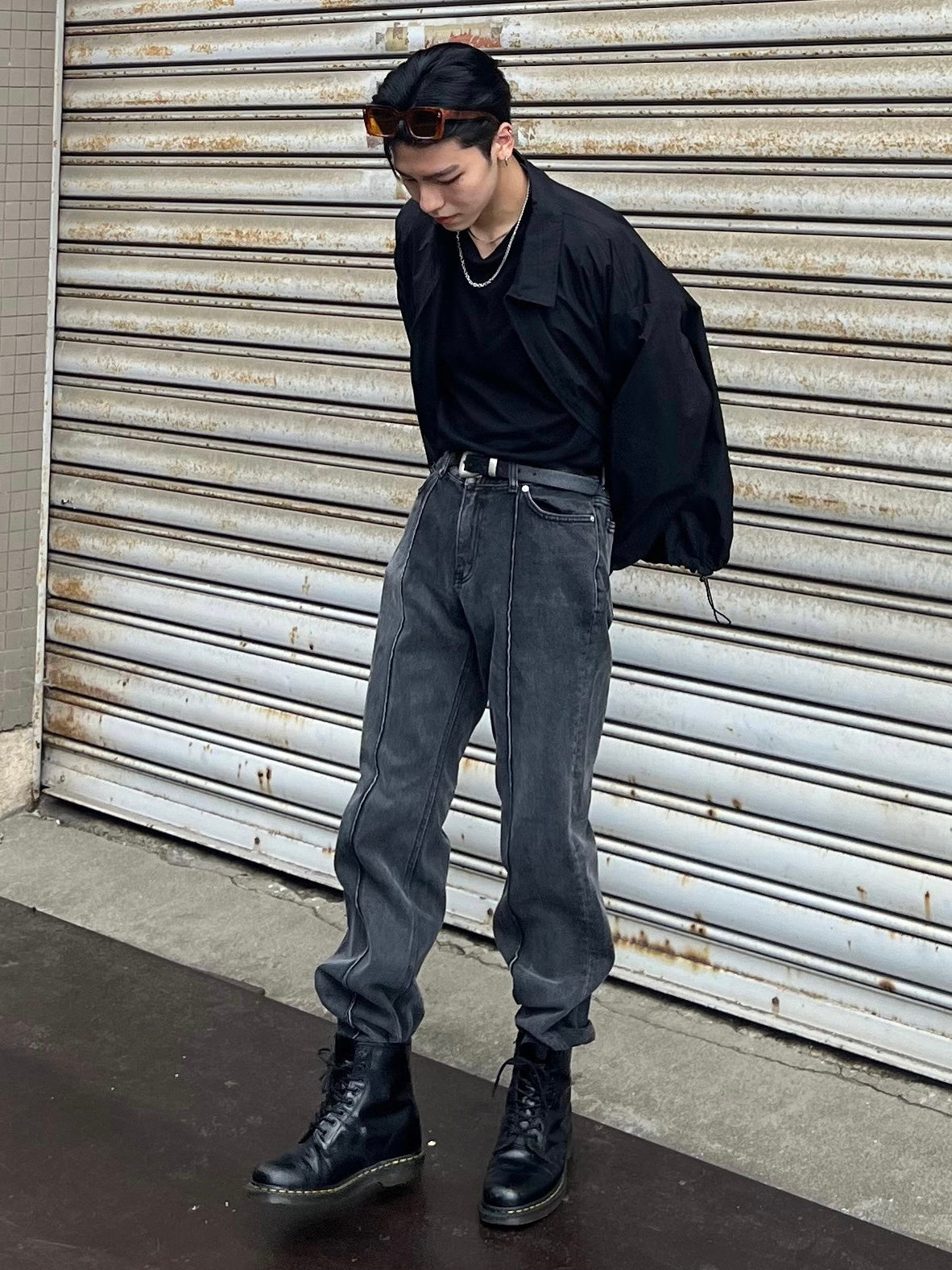 受注制【Chikashitsu +】nylon blouson (4color)