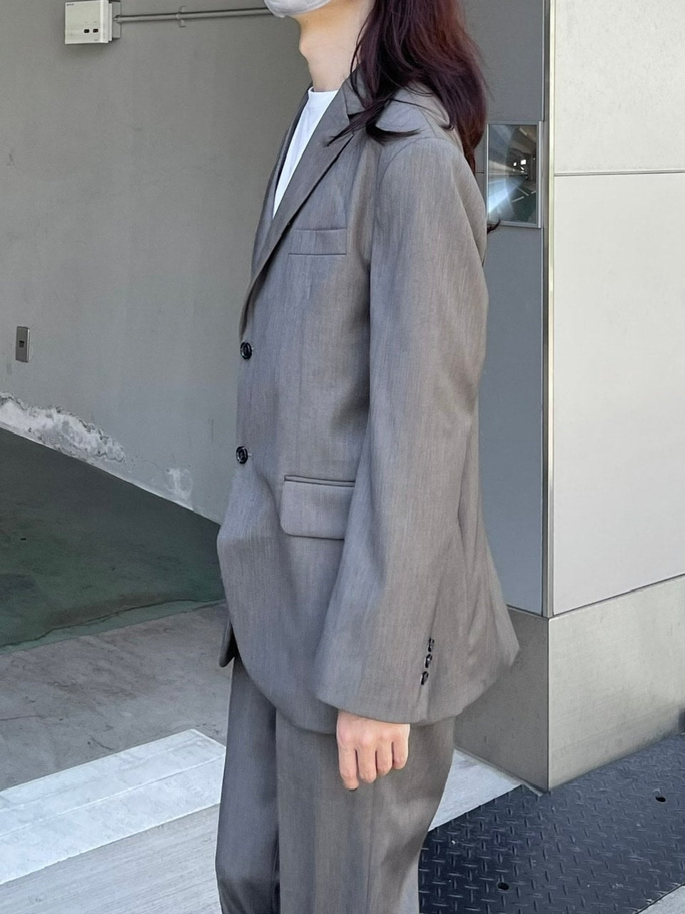 【Chikashitsu +】set up shingle jacket (4color)