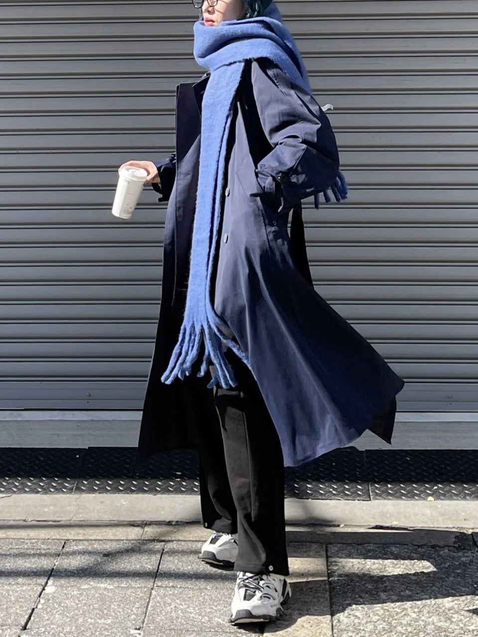 受注制【Chikashitsu +】volume color muffler (6color)