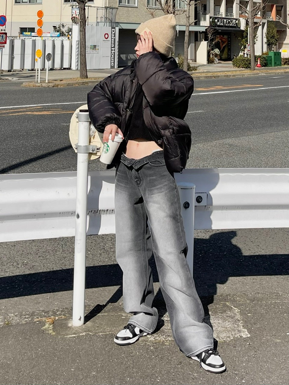 【Chikashitsu +】vintage wash denim pants (2color) / 【チカシツプラス】ヴィンテージウォッシュデニムパンツ