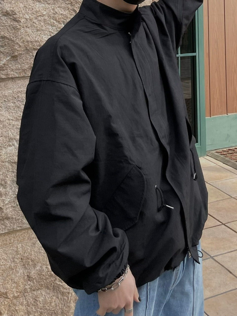 受注制【Chikashitsu +】cotton blouson(3color) / 【チカシツプラス】コットンジャケット