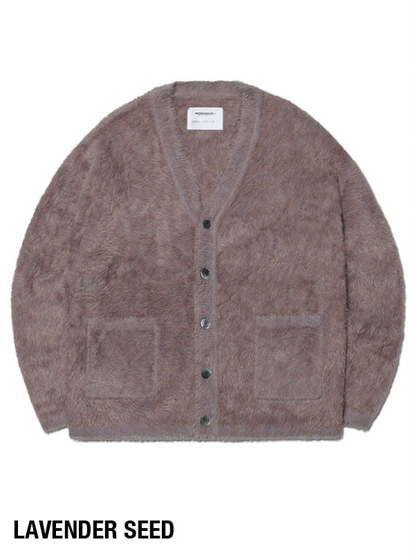 【NOMANUAL】HAIRY SOFT CARDIGAN / 【ノーマニュアル】ヘアリーソフト長袖カーディガン