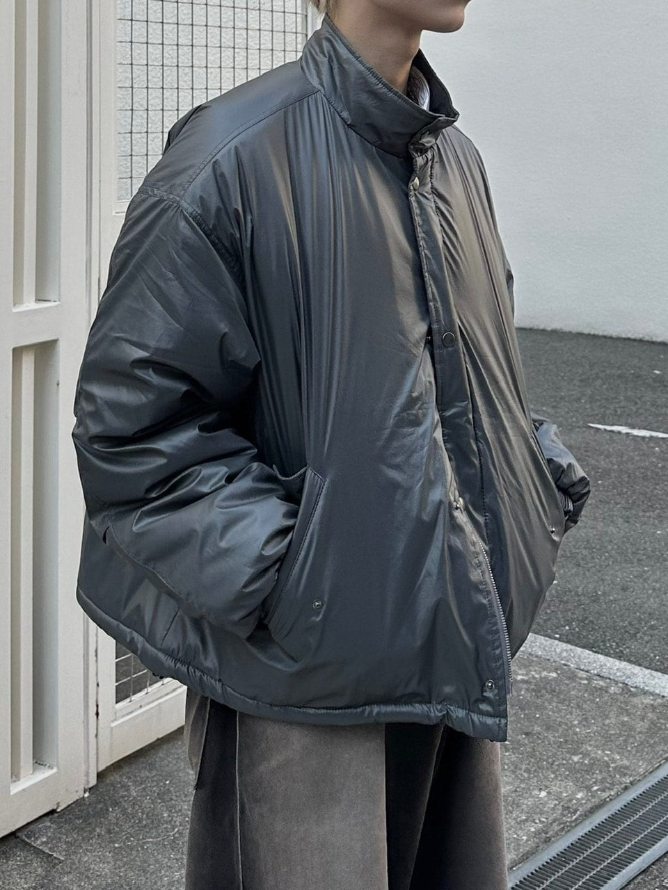 【Chikashitsu +】unisex padding blouson (4color) / 【チカシツプラス】ユニセックスパディングエムエーワン長袖ブルゾン