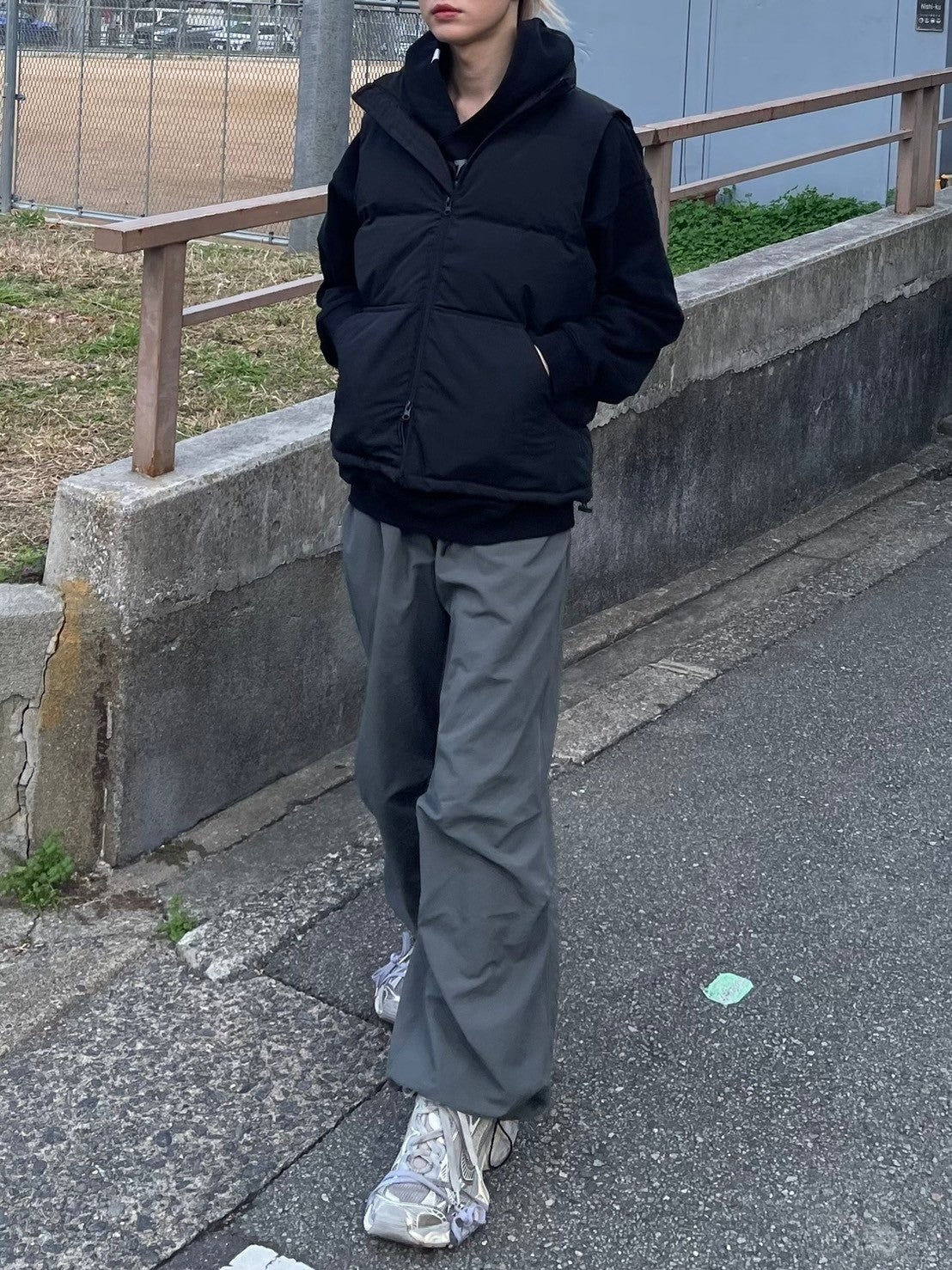 受注制【Chikashitsu +】padded vest (5color)