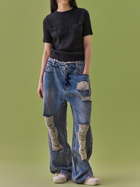 【FANCY CLUB】INNOCENCE KNIT TEE