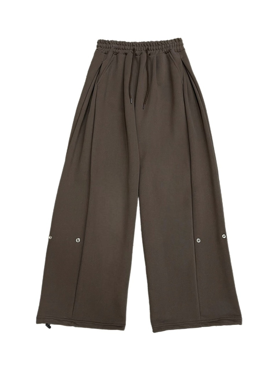 受注制【Chikashitsu +】snap button buggy sweat pants (3color) / 【チカシツプラス】スナップボタンバギースウェットパンツ