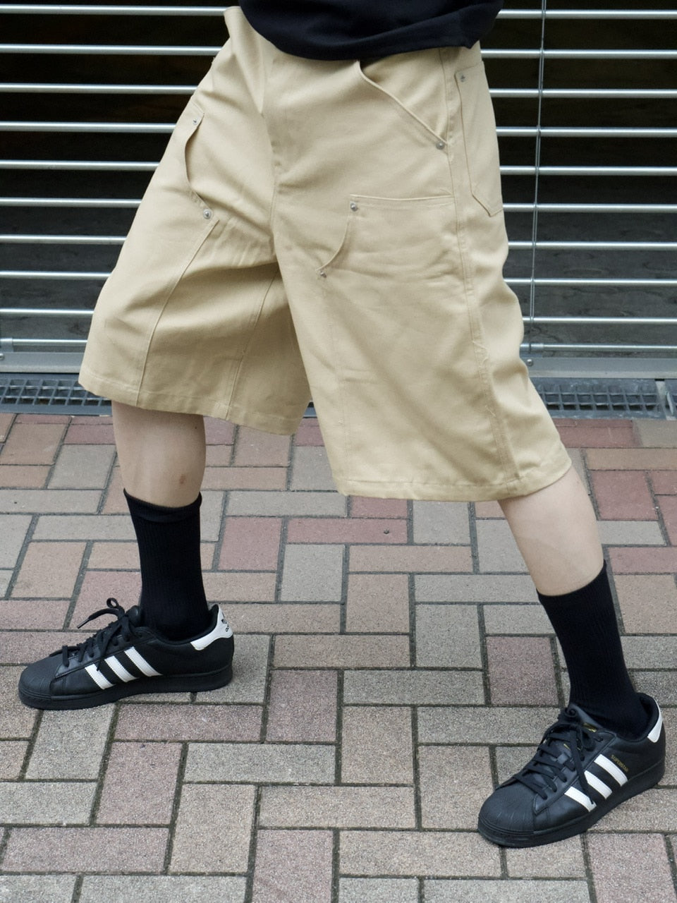 東京店WEB限定受注制【Chikashitsu +】utility half pants (2color)