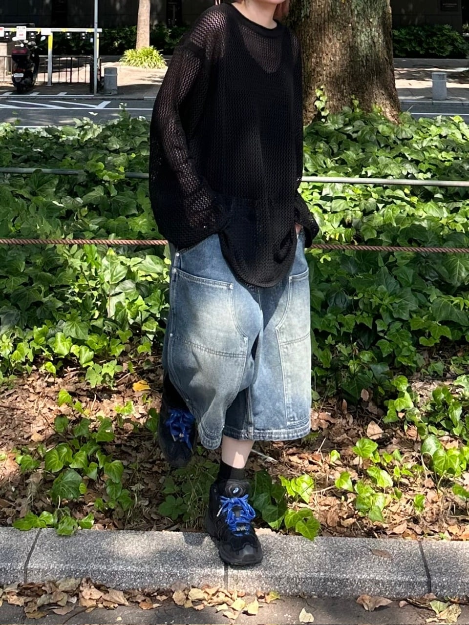 【Chikashitsu +】oversized net summer knit (3color)