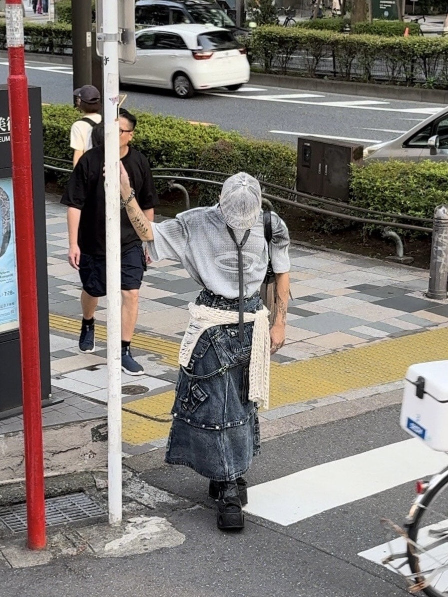 受注制【Never mind the XU】washing waffle tee (3color)