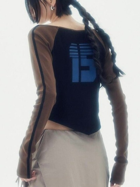 【runningHIGH】SPORTS SLIM RAGLAN TEE