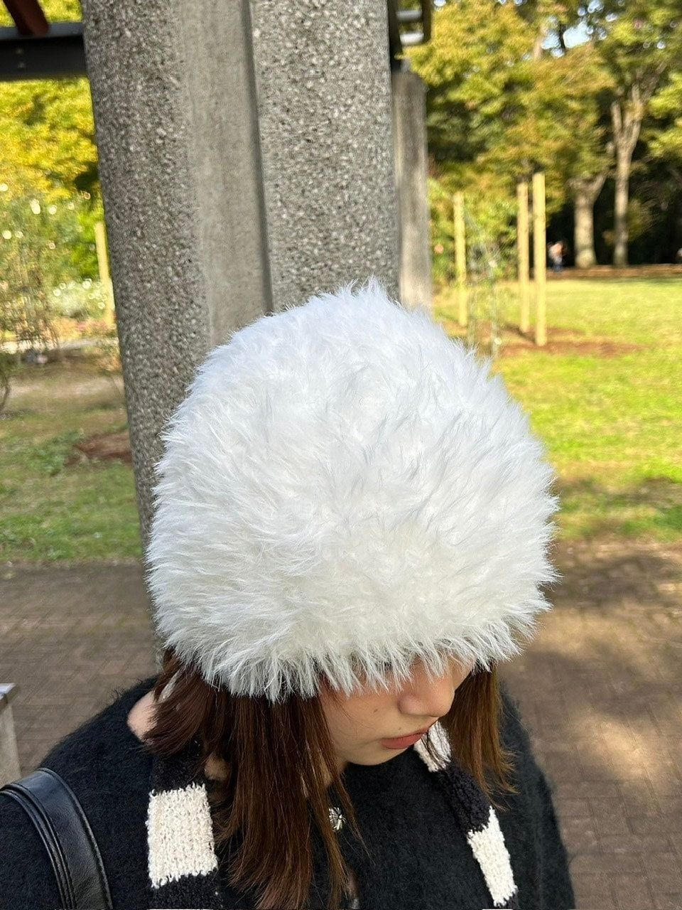 受注制【Chikashitsu +】volume fur beanie (4color)
