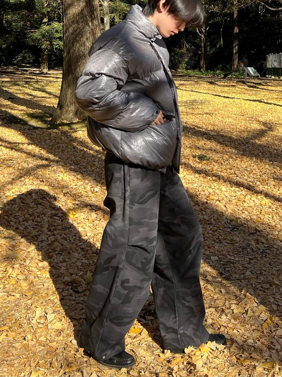 受注制【Chikashitsu +】unisex padding heat jacket (3color)