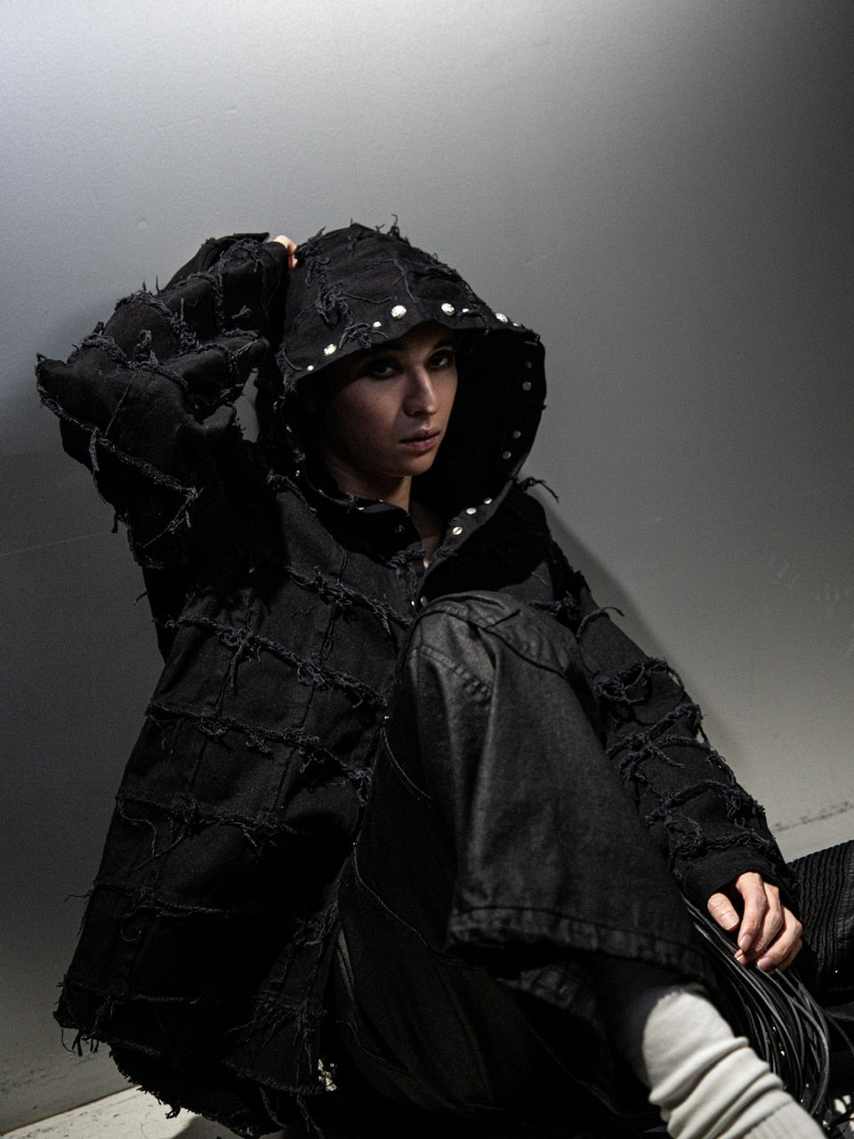 【DIG YOUR OWN GRAVE】PATCHWORK HOODY