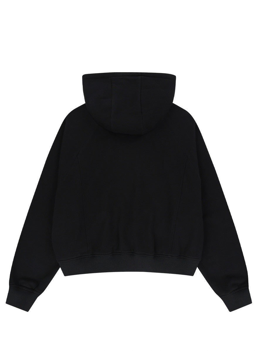 【TUOMIO】STRING CHARM HOOD ZIP-UP