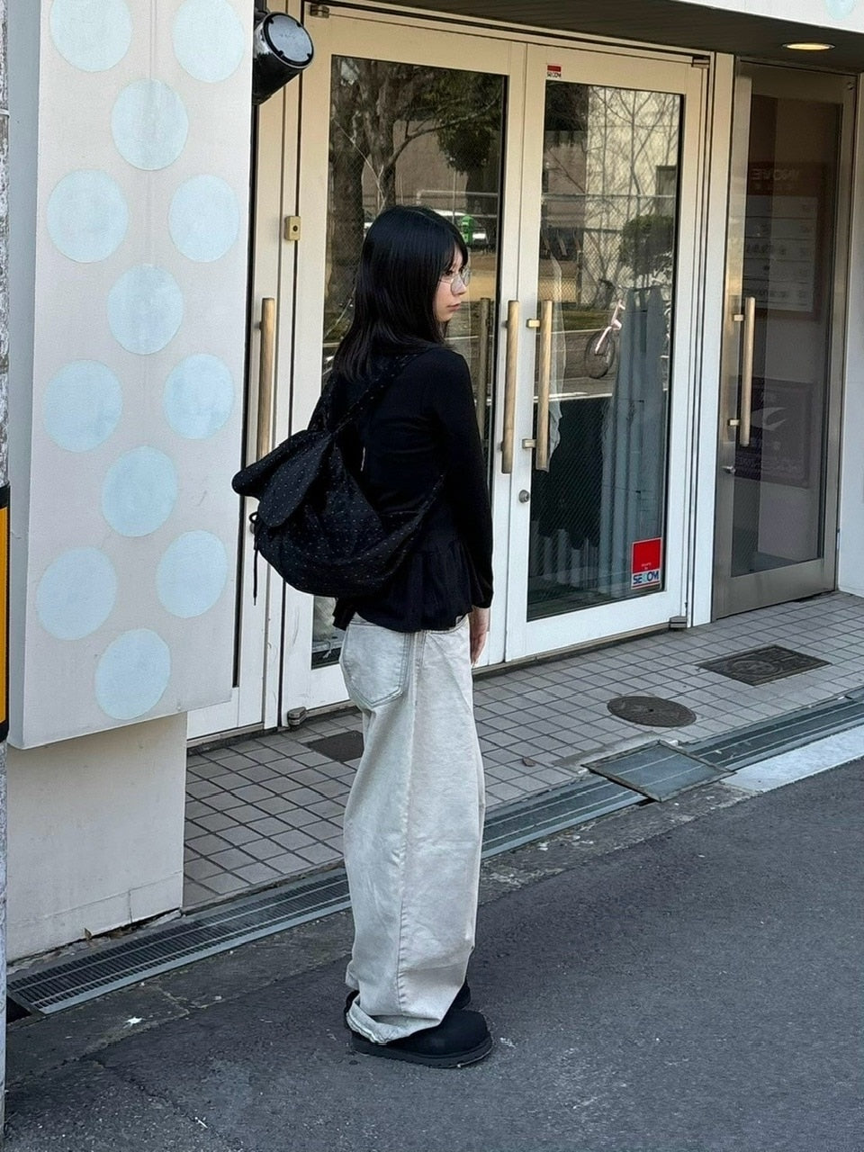 受注制【Chikashitsu +】volume toe suede mule (2color)